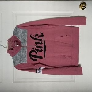 XS Pink/Grey Half Zip Sweatshirt